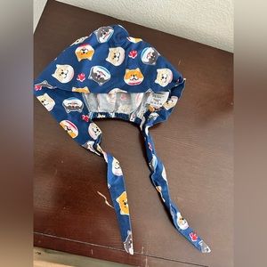 Cute dog nurses cap